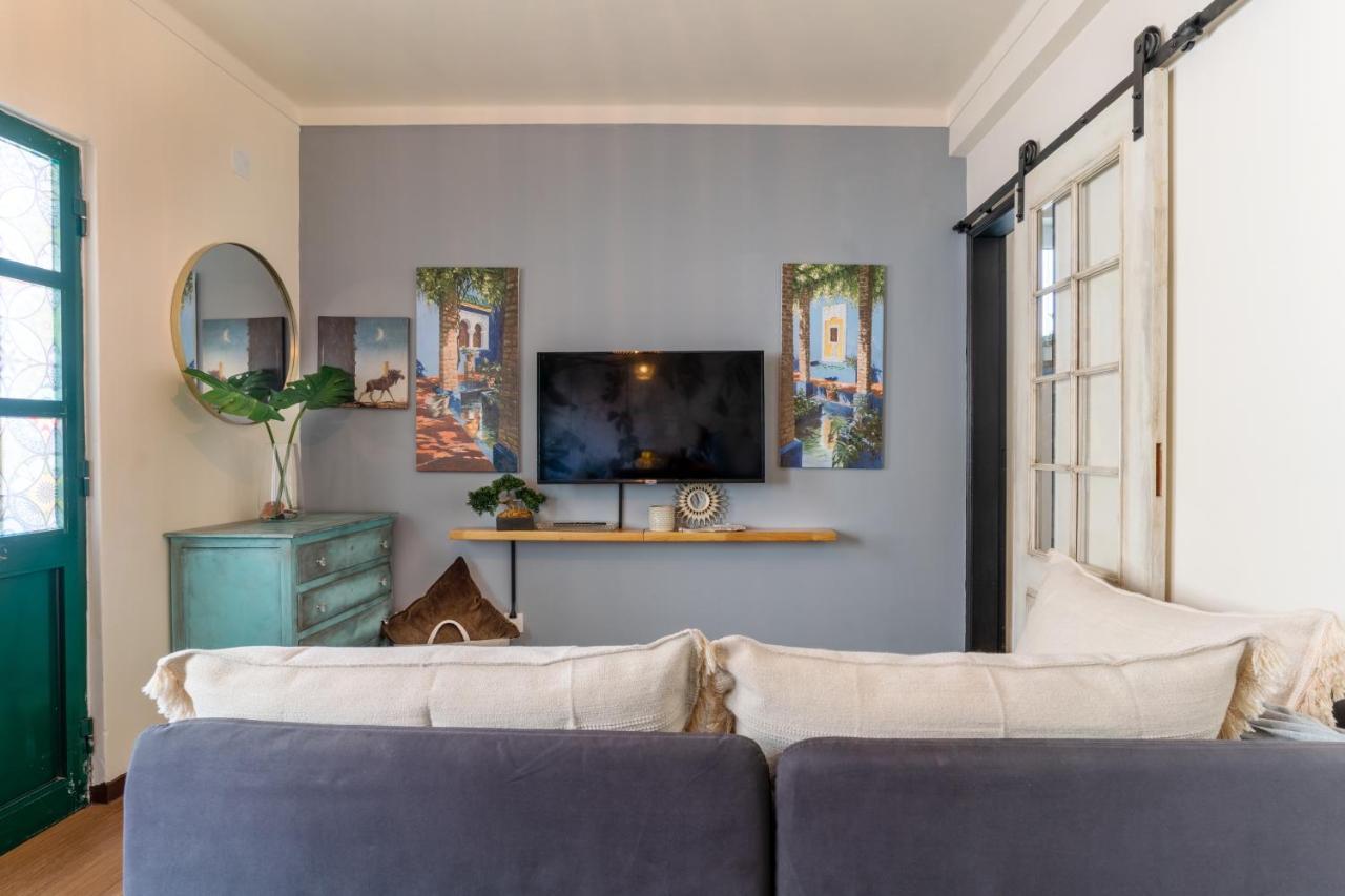 Arty Vintage Townhouse With Rooftop Shower & Sun Loungers Olhão المظهر الخارجي الصورة